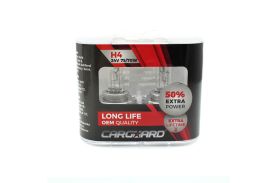 Set de 2 becuri Halogen 24V -  H4, 70W, +50% Intensitate - LONG LIFE - CARGUARD