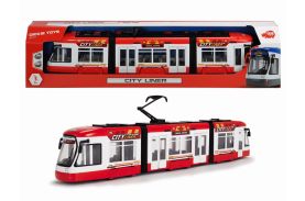Dickie tramvai rosu cu usi mobile 46cm