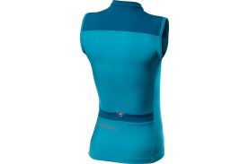 Tricou fara maneci Castelli Solaris Sky Blue/Marine Blue M