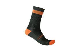 Sosete Castelli Alpha 18, Kaki/Portocaliu, XXL, 44-47