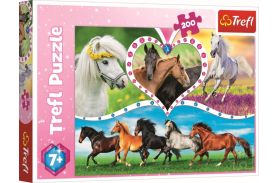 Puzzle trefl 200 frumosii cai