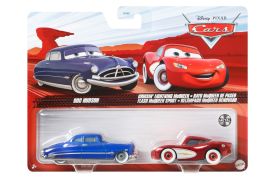 Cars3 set 2 masinute metalice dog hudson si fulger mcqueen
