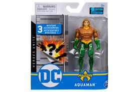 Figurina aquaman 10cm flexibila cu accesorii