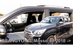 Paravanturi Heko Compatibile SSANGYONG Musso 2014-Prezent Pick-Up - fata si spate