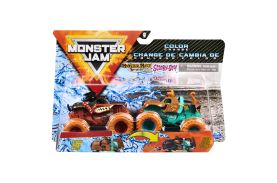 Monster jam set 2 masinute monster mutt rottweiler si scooby doo color change