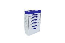 Sistem mobilier modular Provan VCPL-075-011-1 pentru PEUGEOT Bipper 2008-2017, ampatament L1 (2513 mm), inaltime H1 (1721 mm)