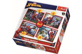Puzzle trefl 4in1 in spiderman