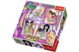 Puzzle trefl 4in1 tinkerbell si prietenii