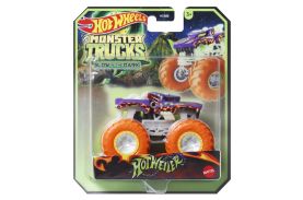 Hot wheels monster truck glow in the dark masinuta hotweiler scara 1:64