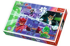Puzzle trefl 100 eroii in pijamale in actiune