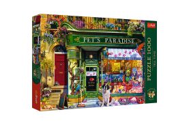 Puzzle trefl 1000 premium plus tea time paradisul animalelor