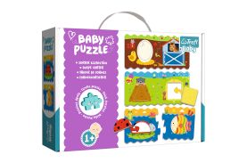 Puzzle trefl baby clasic sorteaza formele 12 piese