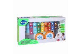 Xilofon bebe cu tobite si clopotel