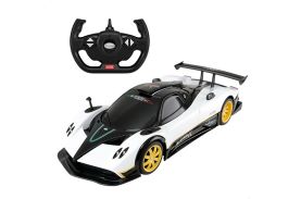 Masina cu telecomanda pagani zonda r alb cu scara 1 la 14