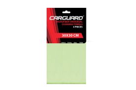 Set 4 lavete microfibră 30x30cm Carguard