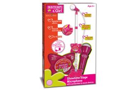 Bontempi microfon cu stativ roz _ 0971