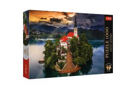 Puzzle trefl 1000 premium plus photo odyssey lacul bled slovenia