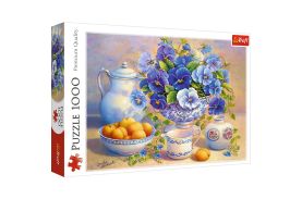 Puzzle trefl 1000 buchet albastru