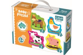 Puzzle trefl baby clasic animale la ferma 18 piese