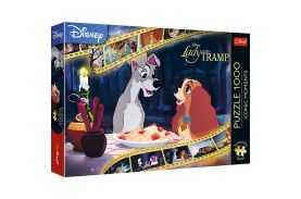 Puzzle trefl 1000 premium plus disney doamna si vagabondul