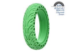Anvelopa plina trotineta Model V3 8.5×2 pentru Xiaomi - Verde