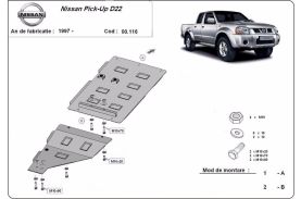 Scut cutie de viteza Nissan Pick Up (D22), ani fabricatie 1997-2004