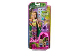 Barbie papusa stacie si set camping
