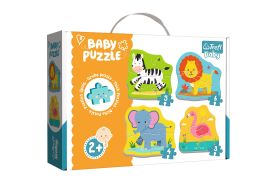Puzzle trefl baby clasic animale safari 8 piese