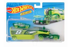 Hot wheels set camion si masina sport wingstorm