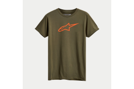 Tricou Alpinestars Ageless Classic Tee Verde/Portocaliu L