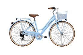 Bicicleta Adriatica Retro Lady 28 Albastru Deschis 450mm