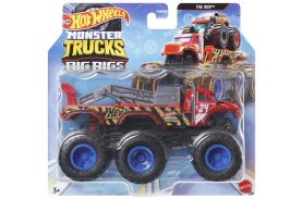 Hot wheels monster truck big rigs masinuta metalica cu 6 roti the 909 scara 1:64