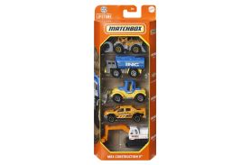 Matchbox set 5 masinute metalice mbx construction v scara 1:64