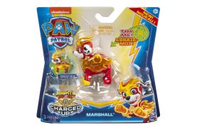 Patrula catelusilor charged up figurina marshall cu lumini