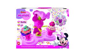 Masina de inghetata de plastilina minnie cu decoratiuni colorate