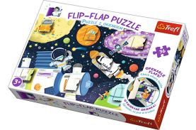 Puzzle trefl 36 flip flap calatorie in spatiu