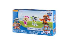 Patrula catelusilor set 3 eroi cu rocky zuma si skye
