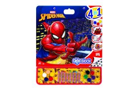 Spiderman set pentru desen giga block 4 in 1