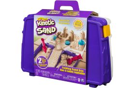 Kinetic sand in cutie cu accesorii si maner