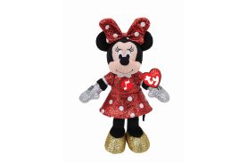 Plus ty 25cm beanie babies disney minnie cu sclipici si sunete