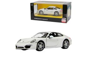 Masinuta metalica porsche 911 alb scara 1 la 24