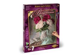 Kit pictura pe numere schipper glastra cu flori