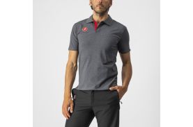 Tricou polo Castelli Race Day Gri XL