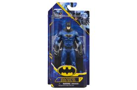 Figurina batman 15cm cu costum blue metal tech