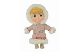 Masha papusa 23cm cu corp moale si hainute albe