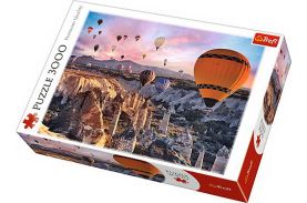 Puzzle trefl 3000 in aer cu balonul