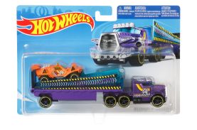 Set camion si masina sport hot wheels rumble road