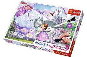 Puzzle trefl 54 plus marker sofia intai