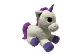 Unicorn de plus 80cm alb