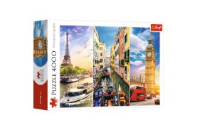 Puzzle trefl 4000 calatorie in europa